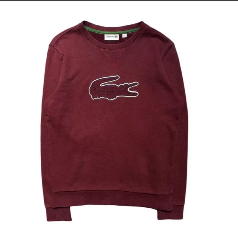 CN lacoste burgundy on burgundy original