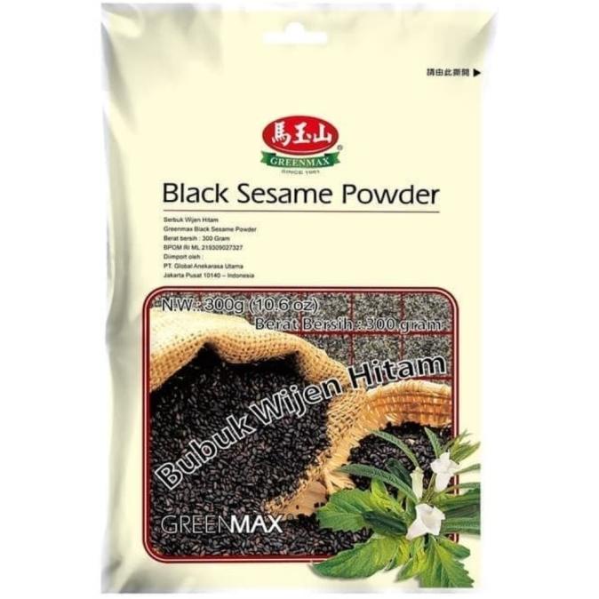 

Greenmax Black Sesame Powder 300gr | Sereal Wijen Hitam Bubuk