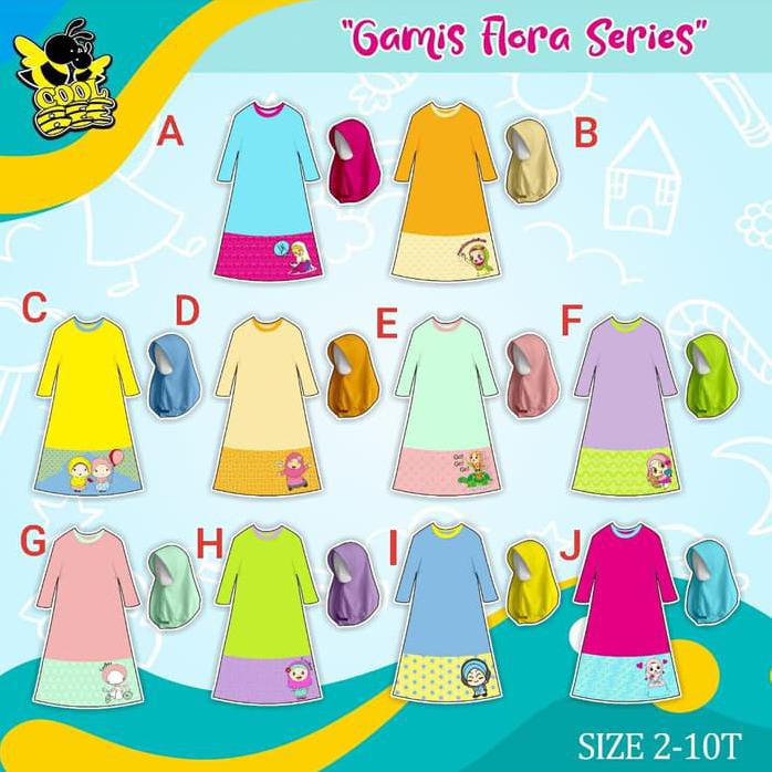 GAMIS KAOS ANAK COOLBEE SZ 2-10