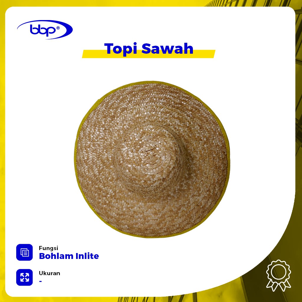 Topi Caping Petani Anti Panas Topi Anyaman Pandan