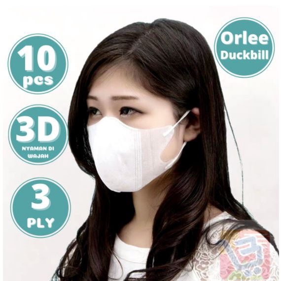 [PER PACK] * NCC * Masker KN95 KF94 Duckbill EARLOOP Dengan Box Atau Pack Plastik - ISI 10 pcs