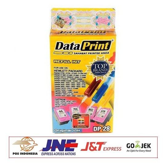 Refill Kit Data Print Dp-28 For HP 3 Color Cartridge