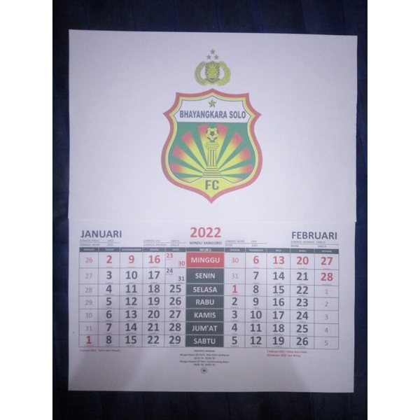 

Kalender Jawa dan Masehi 2022 Bayangkara