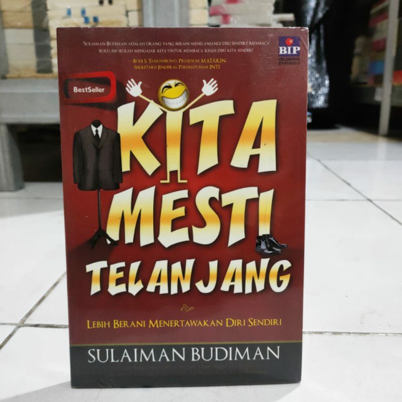 OBRAL BUKU INSPIRASI / INSPIRATIF / INSPIRASIONAL / KITA MESTI TELANJANG / DI BALIK JARI - JARI / ORIGINAL #5C-Kita mesti