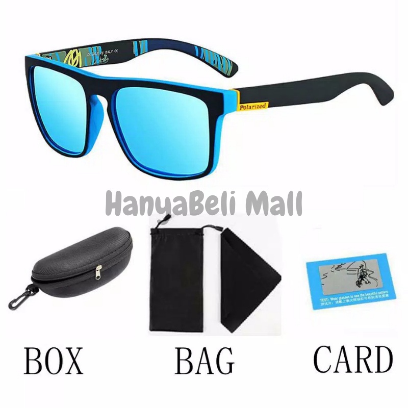 HBM Kacamata Hitam Pria Aviation HD Polarized UV400 Anti Silau Cahaya Matahari Paser Ikan