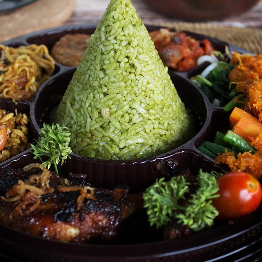 

Ready Stok Nasi Tumpeng mini sekat siap saji Porsi Bervariasi produck terbaik