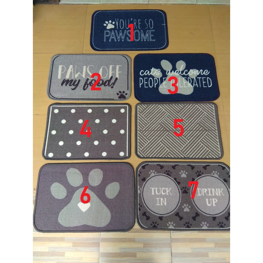 Keset Anti Slip Printing Teras Pintu  Ruang  Tamu  Kamar  
