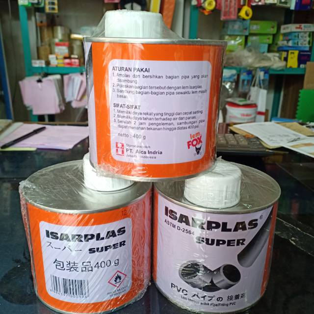 

Lem isarplas kaleng / lem pipa PVC