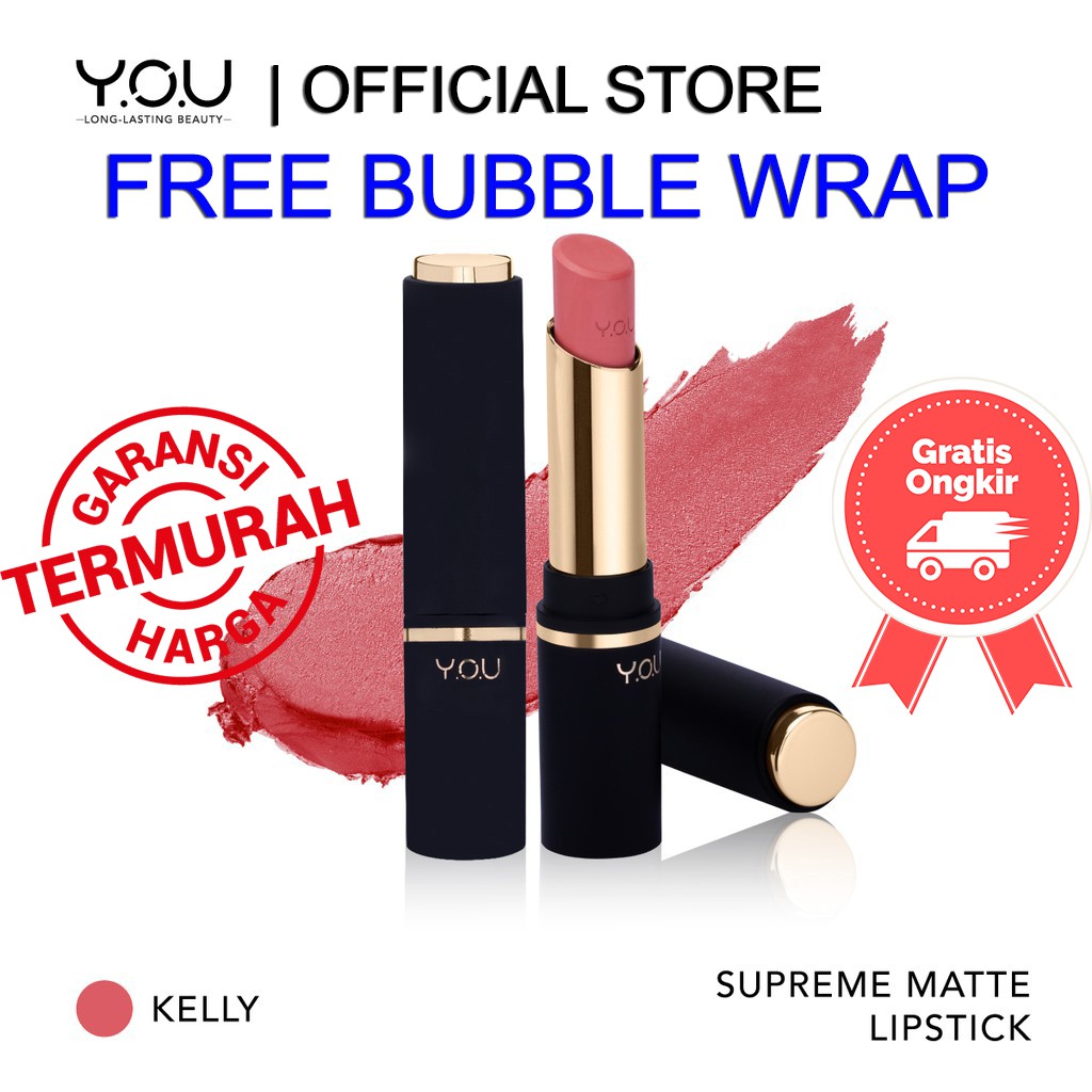 LIPSTIK BAGUS MURAH LIPSTICK MATTE YOU Supreme Matte Lipstick FREE ONGKIR