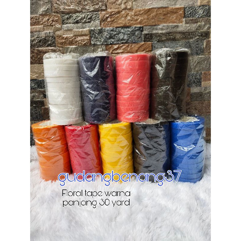 Floral tape/solatip bunga 30 yard