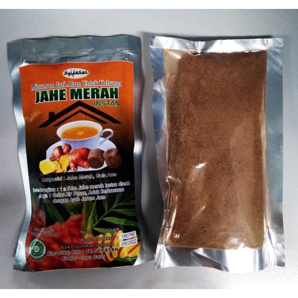 

Jahe merah Instan tinggal seduh Netto: 100 gr