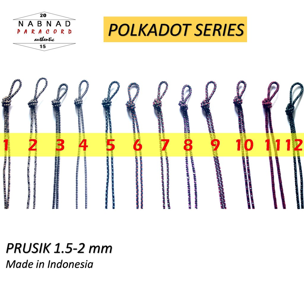 Thomgear 1 Pc Tali Masker Strap Masker Anak Panjang Sekitar 50 Cm Bahan Prusik 1.5mm