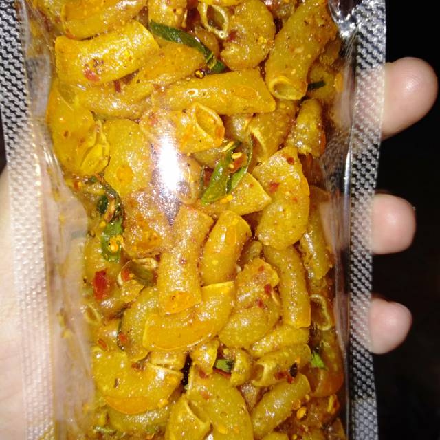 

Makaroni mini/Makroni pedas/Makaroni Pedas