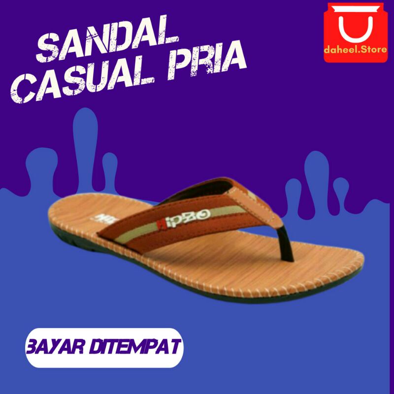 CT-13  sandal pria casual sandal jepit cowok murah terbaru 2021 kekinian