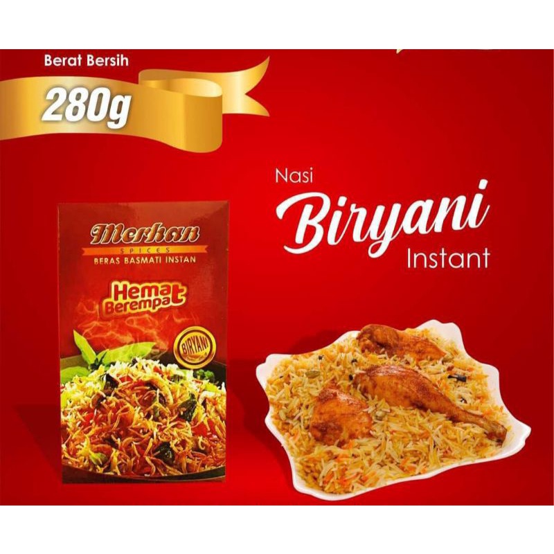 

Nasi Biryani Basmati Instan Merhan 280gr Nasi India Nasi Arab
