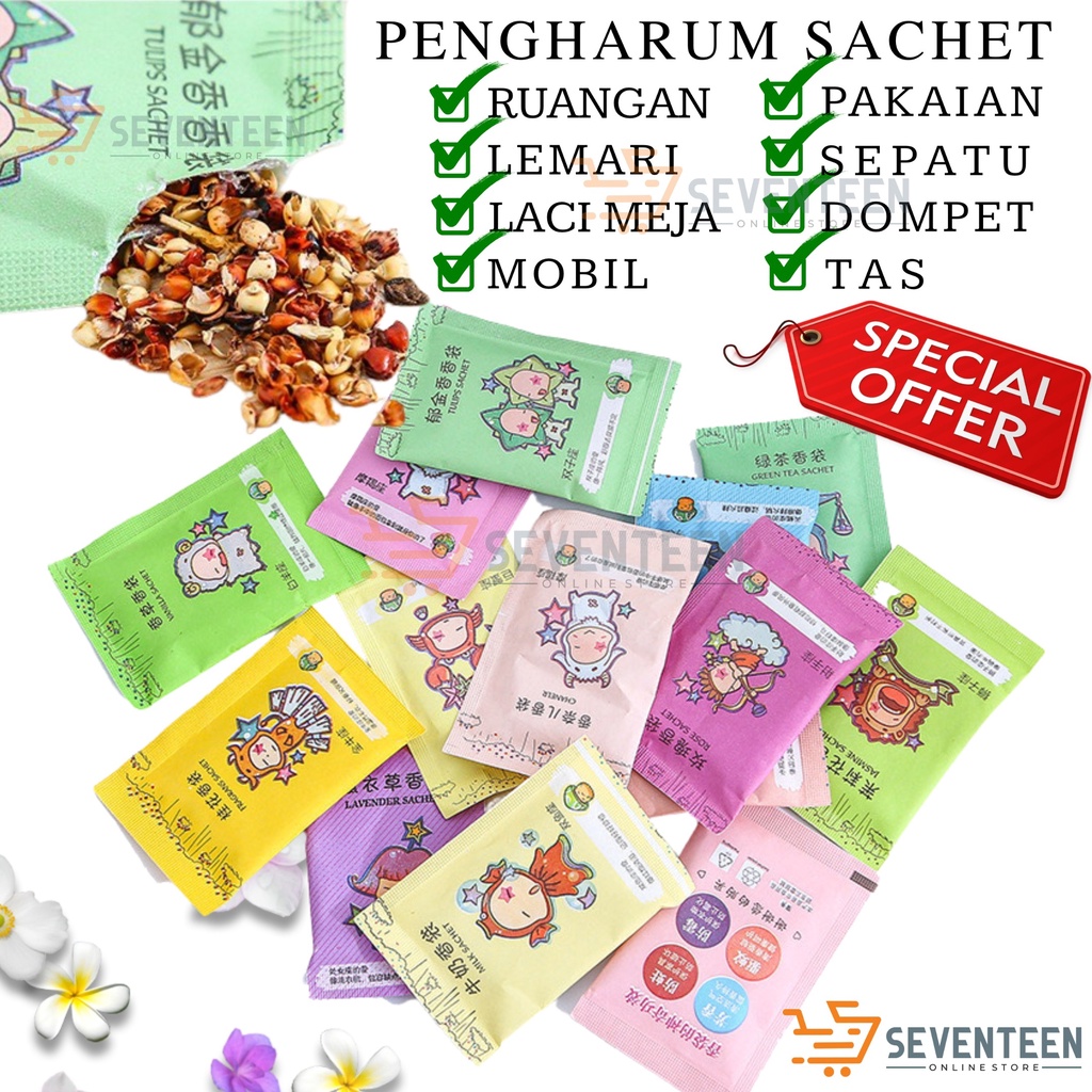 PENGHARUM PORTABLE SACHET / PEWANGI PAKAIAN BAJU / PENGHARUM TRAVEL MINI / PENGHARUM KARAKTER