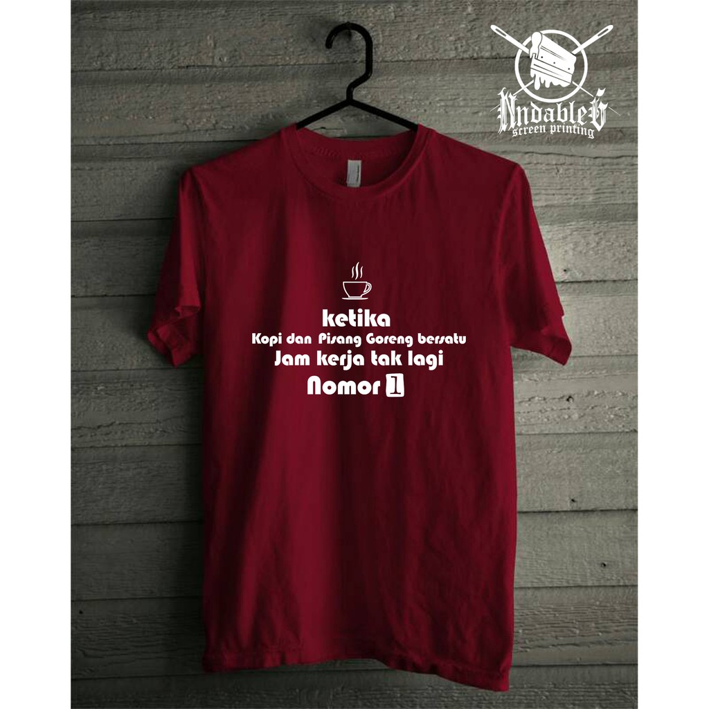 Kaos Kopi Kata Kata Kopi Shopee Indonesia