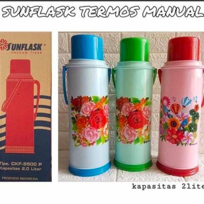 TERMOS AIR PANAS SUNFLASK 2 LITER/ TERMOS AIR PANAS