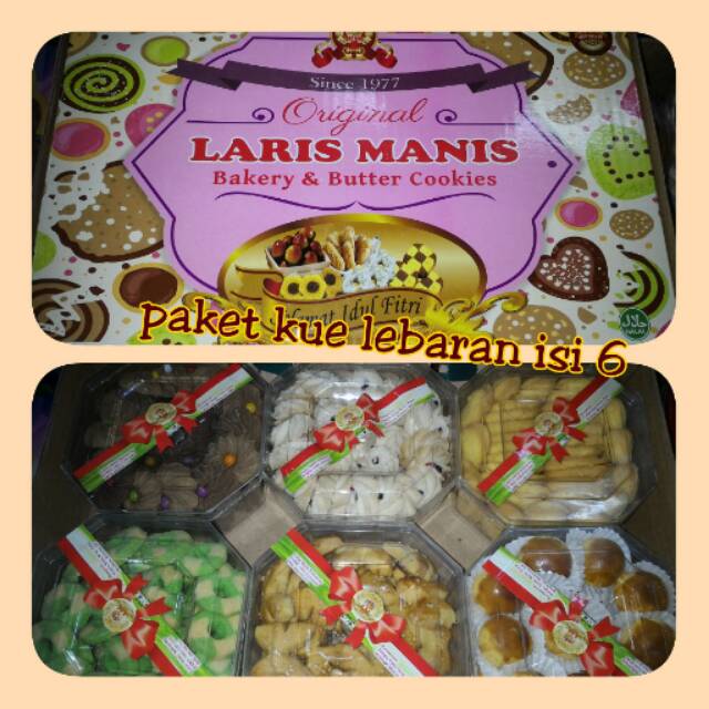

Paket kue lebaran isi 6 toples
