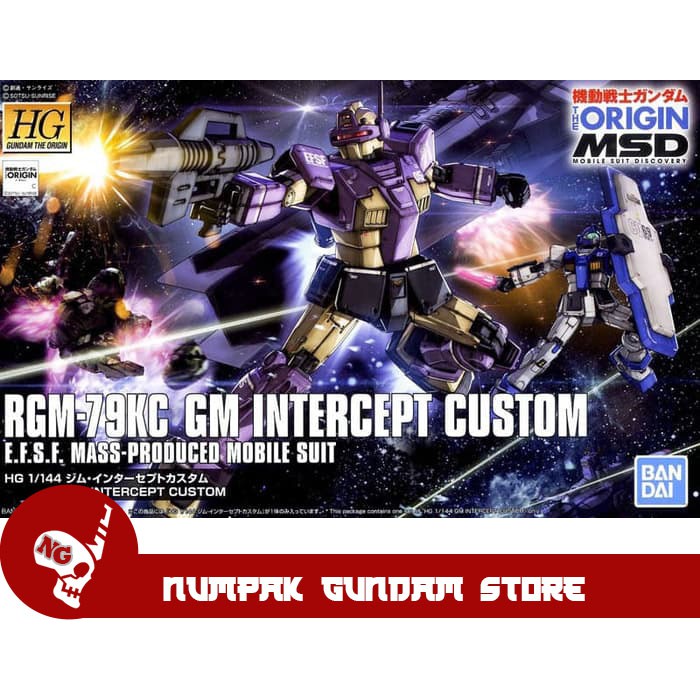 GM intercept Custom HG 1/144 Gundam Origin Bandai