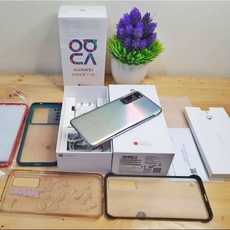Huawei Nova 7 5G Space Silver 8/256GB Second Fullset