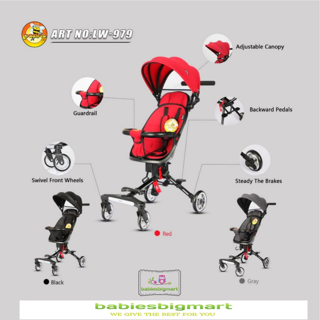 MAGIC STROLLER PACIFIC LW 979 , 959 , 989 , 999 1 , 129 KERETA DORONG STROLER PRAKTIS NEW MURAH