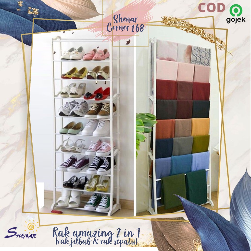 SHENAR AMAZING SHOE RACK RAK  JILBAB RAK  SEPATU  RAK  