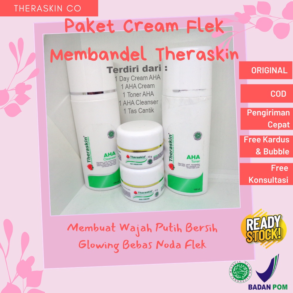 Paket Flek / Cream Flek / Theraskin Flek / Crem Flek / Teraskin Flek / Theraskin Flek BPOM Original 