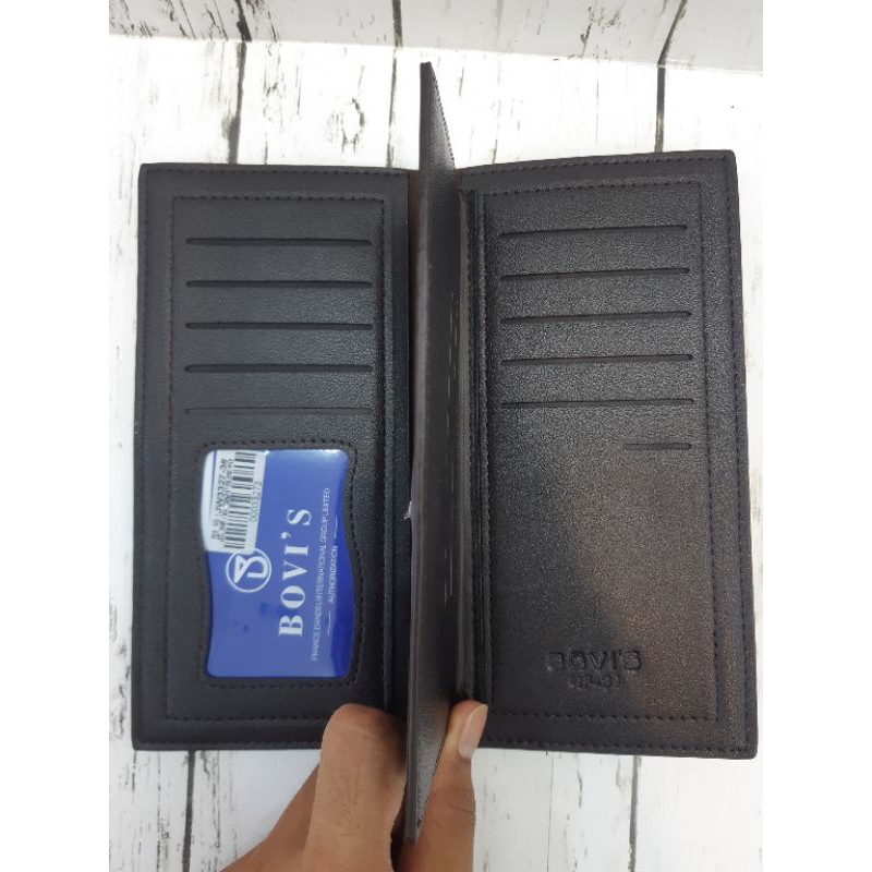 Dompet kulit pria Dompet panjang kulit import