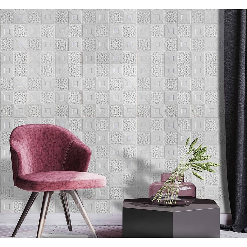 Wallpaper dinding 3D motif Batik