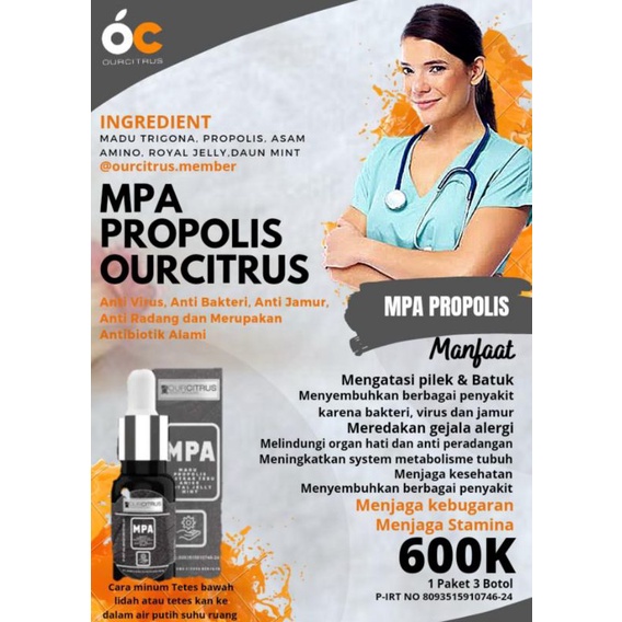MPA PROPOLIS OURCITRUS