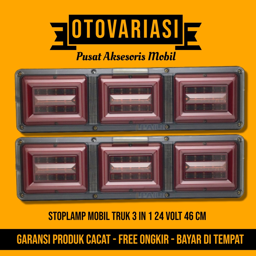 Lampu LED Variasi Stoplamp Stop Lampu Rem Belakang Mobil Truk Truck Pickup Carry L300 Granmax
