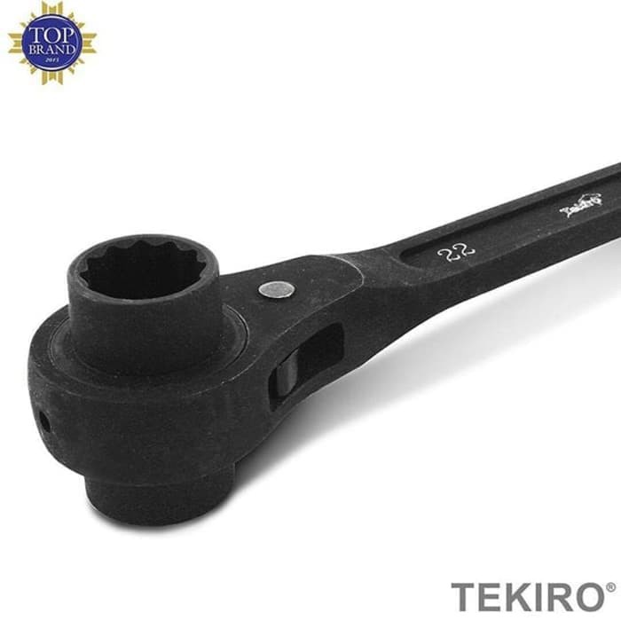 Tekiro Kunci Ring Double 14X17 Mm - Kunci Ring Ganda 14X17 Mm - Kunci Ring Rachet 14X17 Mm Tekiro
