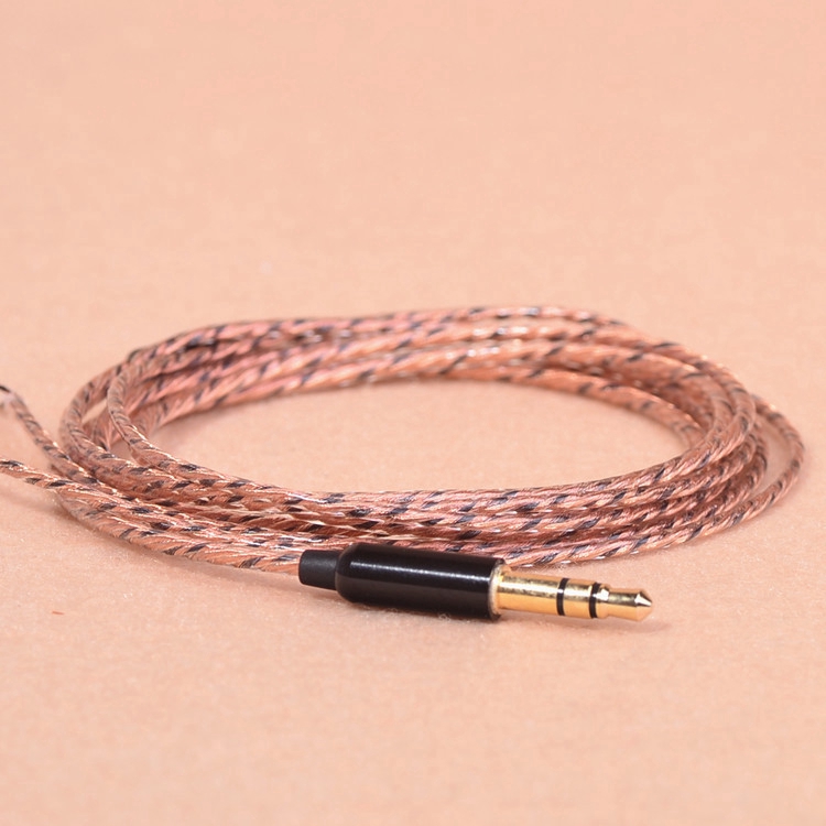 DIY 3.5mm HIFI earphone cable 40 core earbuds wire subwoofer headphone unit wire