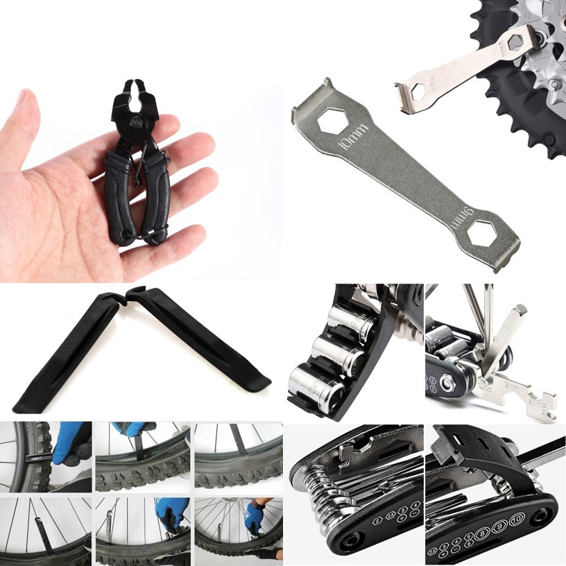 YGRETTE - PAKET 13 IN 1 KOMPLIT SET KUNCI ALAT PERBAIKAN SEPEDA MTB ROADBIKE DIY TOOLS BIKE REPAIR