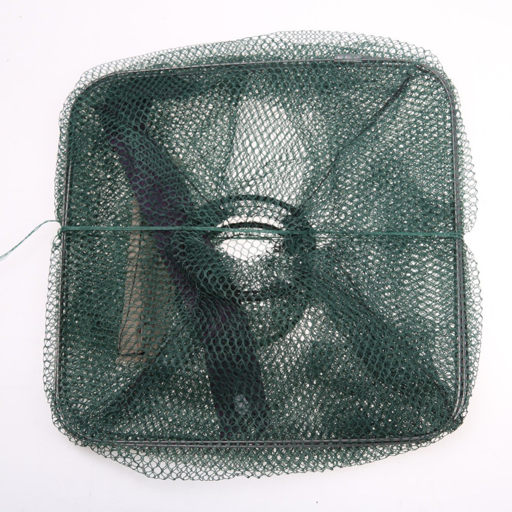 Jaring Pancing Ikan Udang Fishing Net Cage Foldable 48x24x24cm