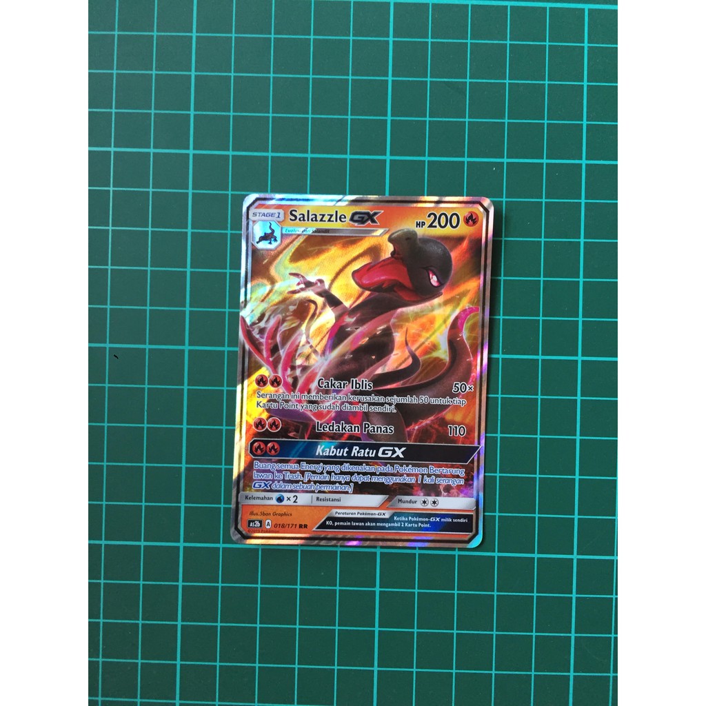 Salazzle GX RR Kartu Pokemon TCG Indonesia