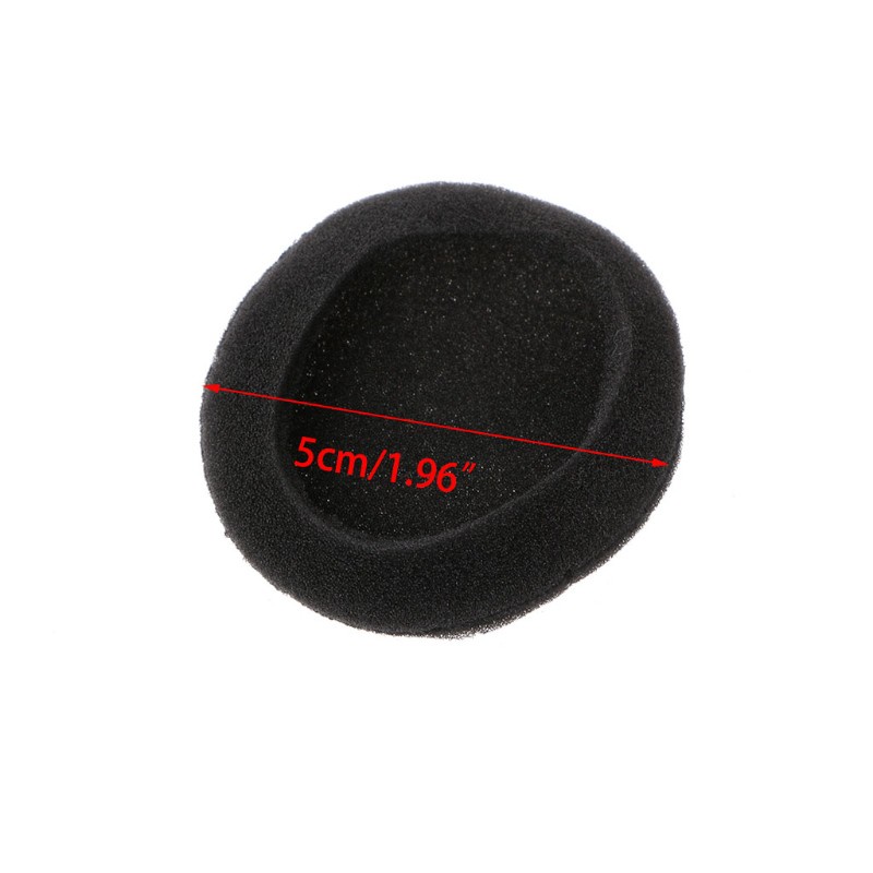 CRE  10Pcs 50mm Soft Sponge Headband Headphone Pad Cushion Headset Cover Replacement