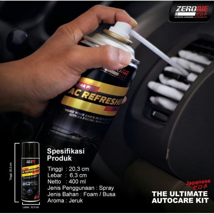 Pembersih Ac Mobil Zerone Japan Ac Refresher Original Beli 1 Gratis 1