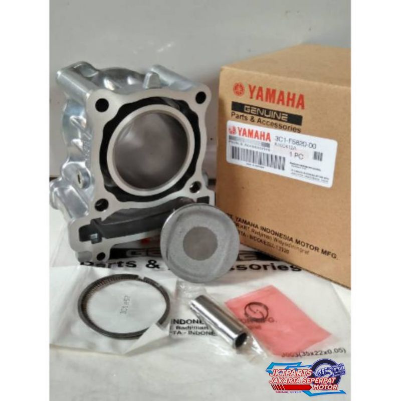 CYLINDER BLOK SEHER KOMPLIT YAMAHA VIXION OLD~LAMA~VIXION NEW~KODE 3C1 ORI-YGP