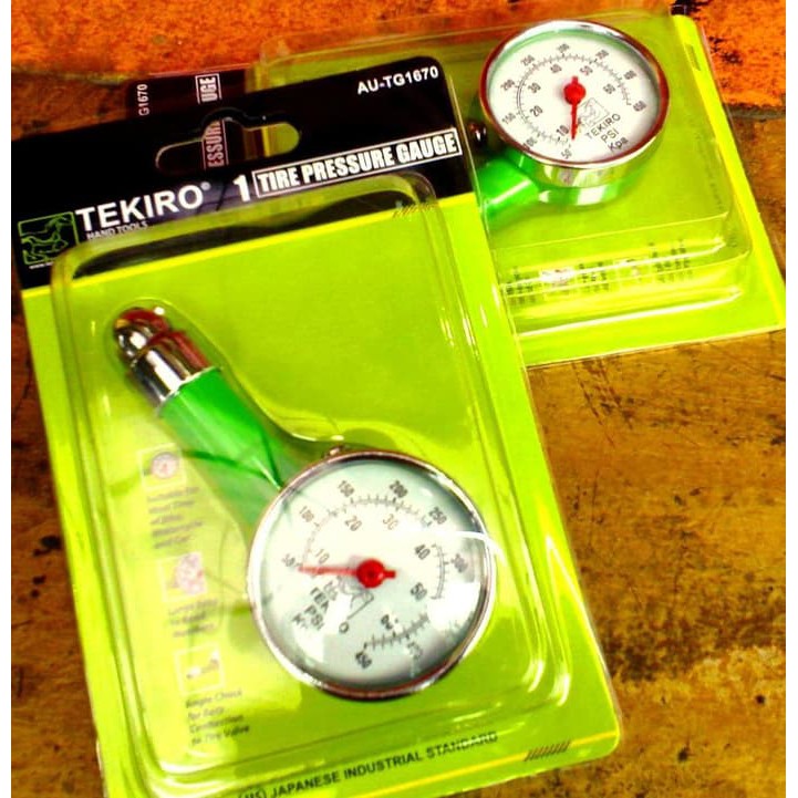 Tekiro Ukur Tekanan Angin Bulat 60 Psi / Tekiro Tire Pressure Gauge