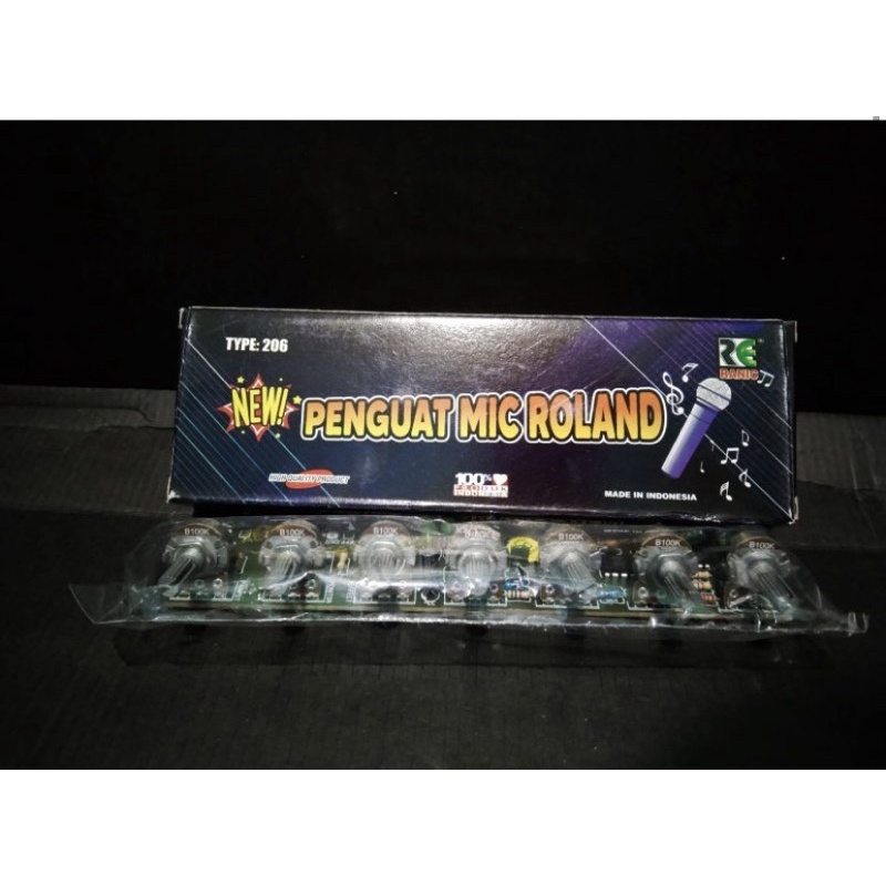Penguat Mic Roland Mixer 7 Potensio