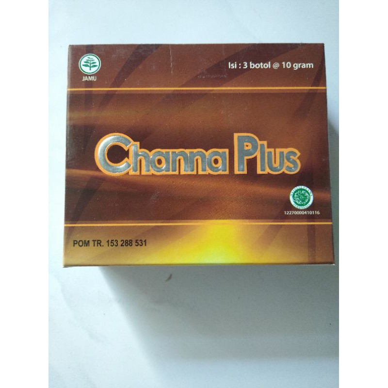 channa plus sirup harga perbox