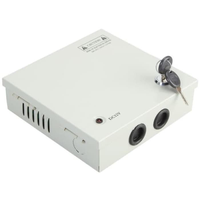 PSU Power Supply Box CCTV 12V 5A box bisa buat 4 kamera