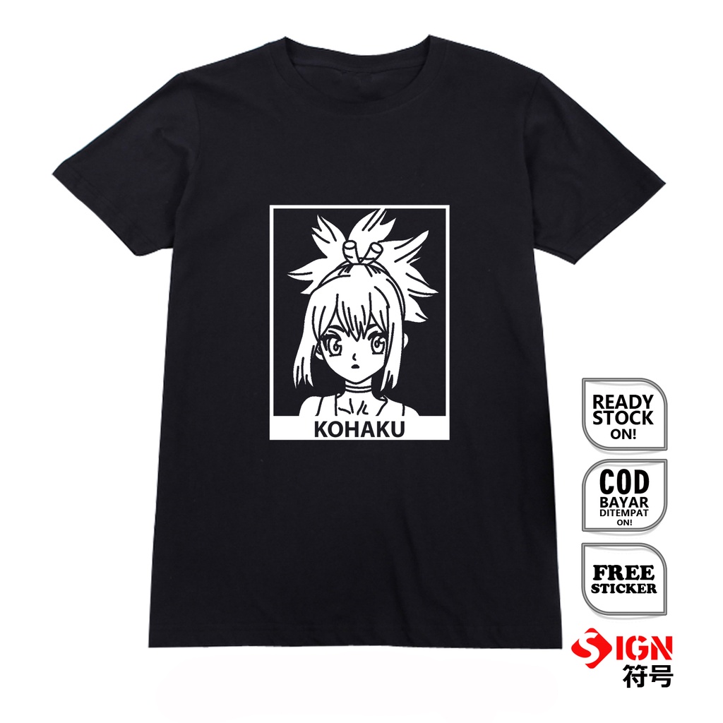 KAOS WAIFU ANIME MANGA KOHAKU SENKU DR. STONE OTAKU WIBU TSUKASA SHISHIO SENKU ISHIGAMI RURI KOKUYO TAIJU KINRO GINRO BAJU JEPANG JAPAN CULTURE COSPLAY - SIGN CLOTH