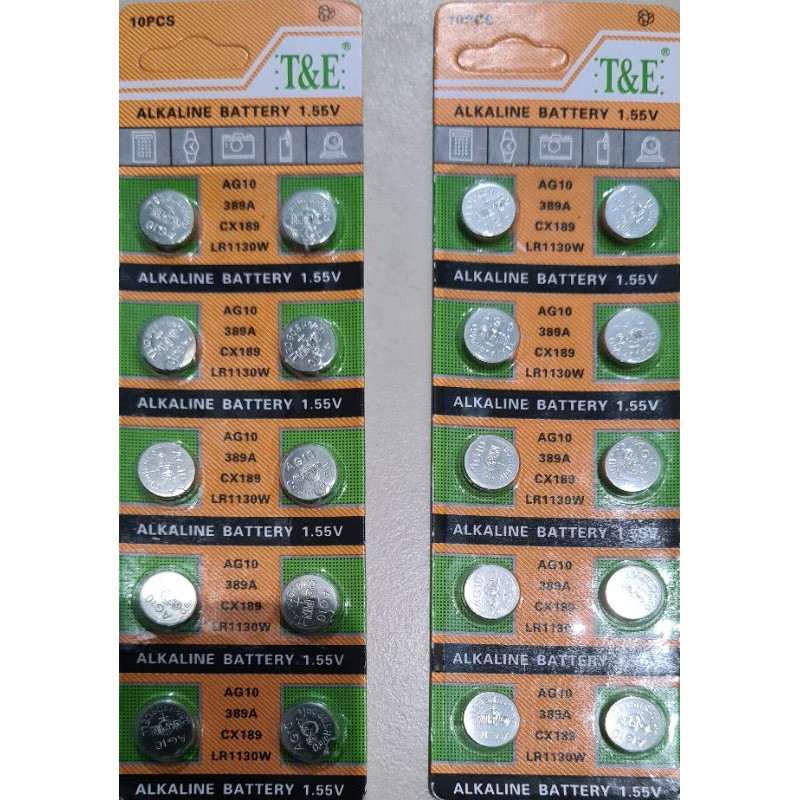 Baterai Kancing Baterai Led ( LR 1130 ) (1 pack 10 bj )