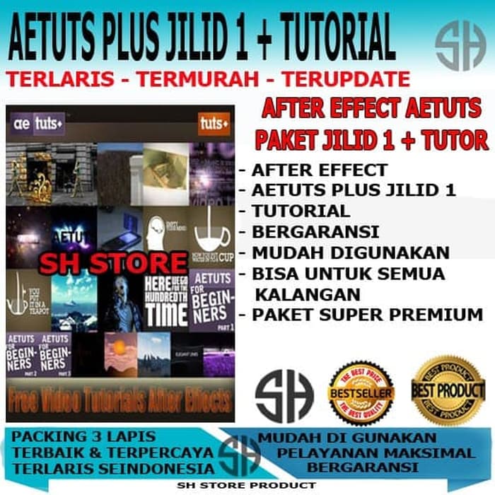 TERLARIS TERLENGKAP After Effect Aetuts Plus Jilid 1 + Tutorial Update