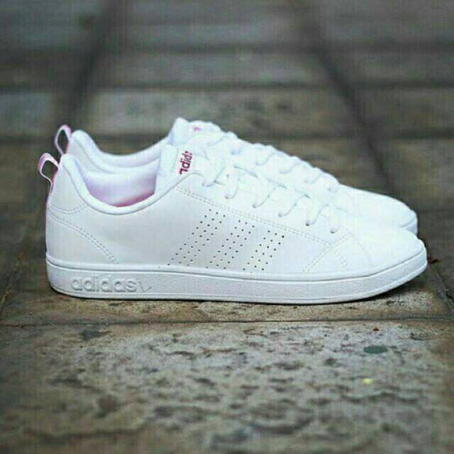 [ GRADE ORIGINAL ] ADIDAS NEO ADVANTANGE WHITE LIST PINK