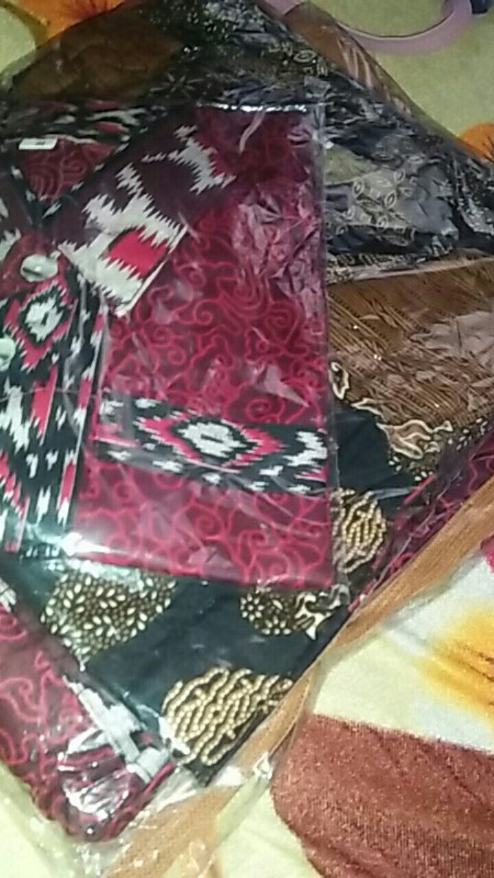 Batik Couple Keluarga Sania Ruffle Ori Ndoro Jowi Dnt Kipas