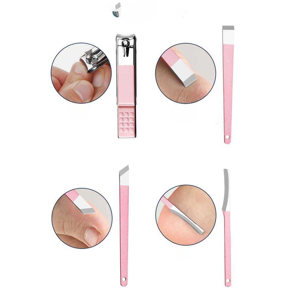 Nail Art Set Gunting Kuku Manicure Pedicure 18 PCS Biutte.co - ZJQ-18